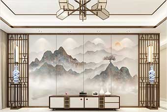 荆州森佰汇航空纤维（山水画系列）