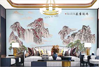 荆州森佰汇航空纤维墙咔（鸿运当头）